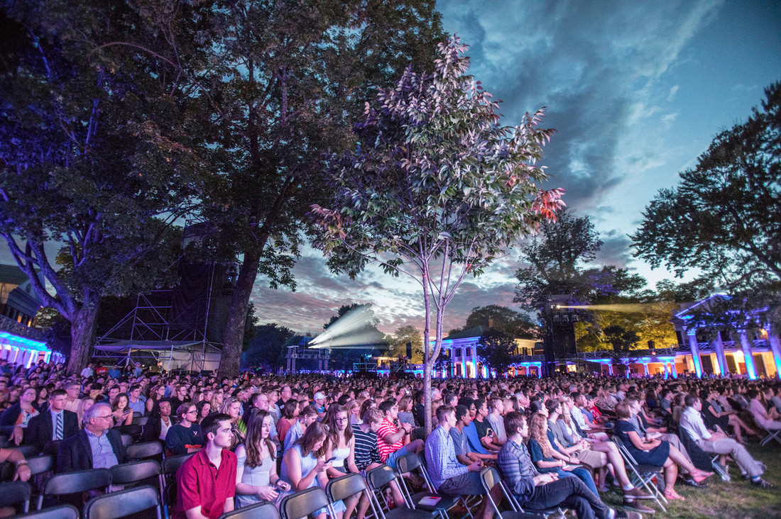 Waiting for the Bicentennial Launch Celebration to start! (Photo: Coe Sweet)