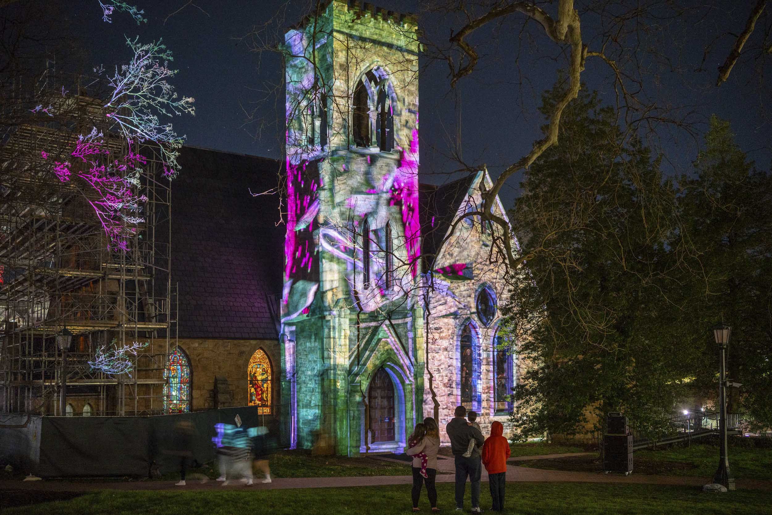 Brighter Together UVA Chapel Projection