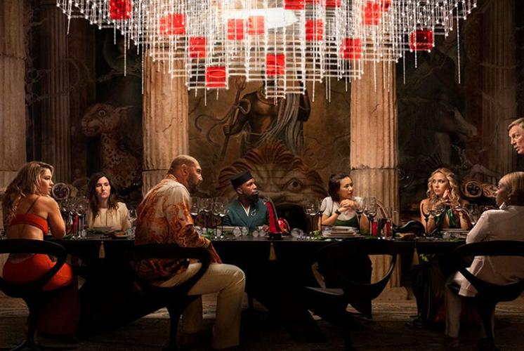 An image from the movie Glass Onion: A Knives Out Mystery