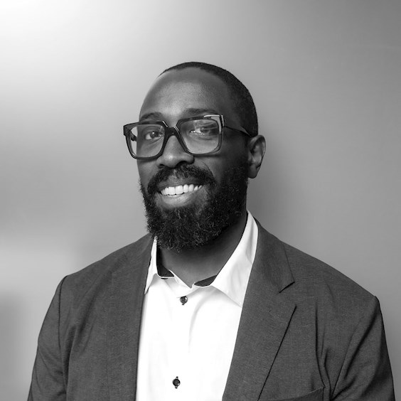 A black & white image of Elgin Cleckley