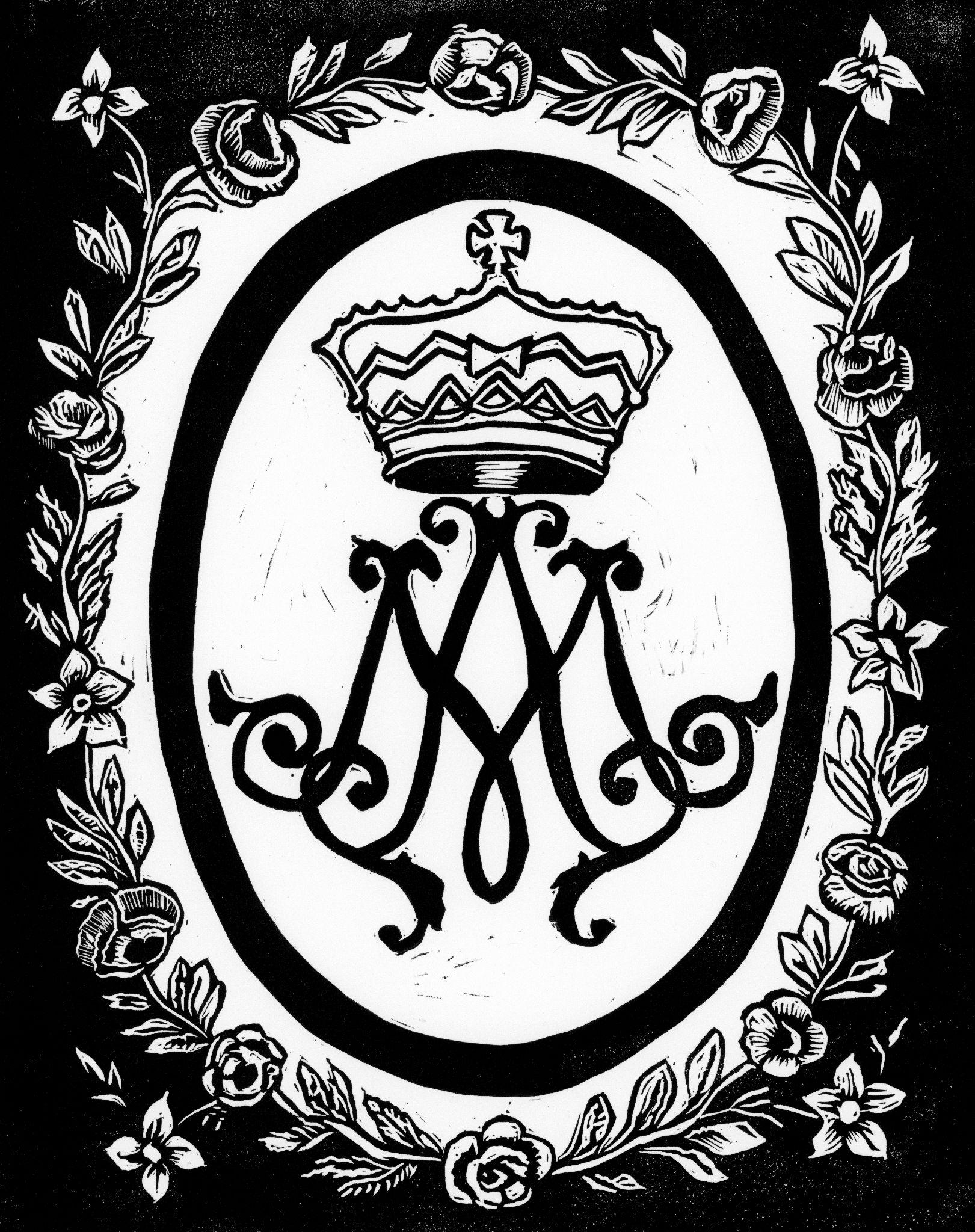 Linocut by Ramona Martinez