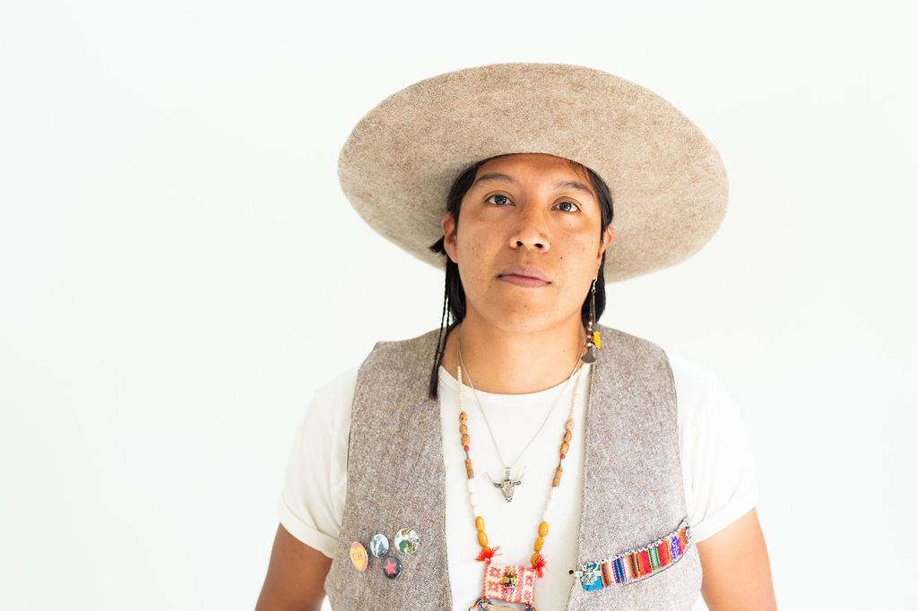 an image of Federico Cuatlacuatl, founder and director of the Rasquache Artist Residency