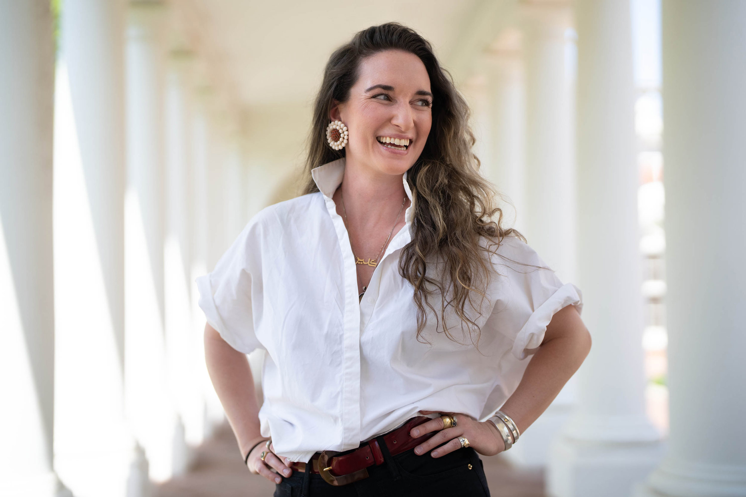 A headshot of Clare Spooner