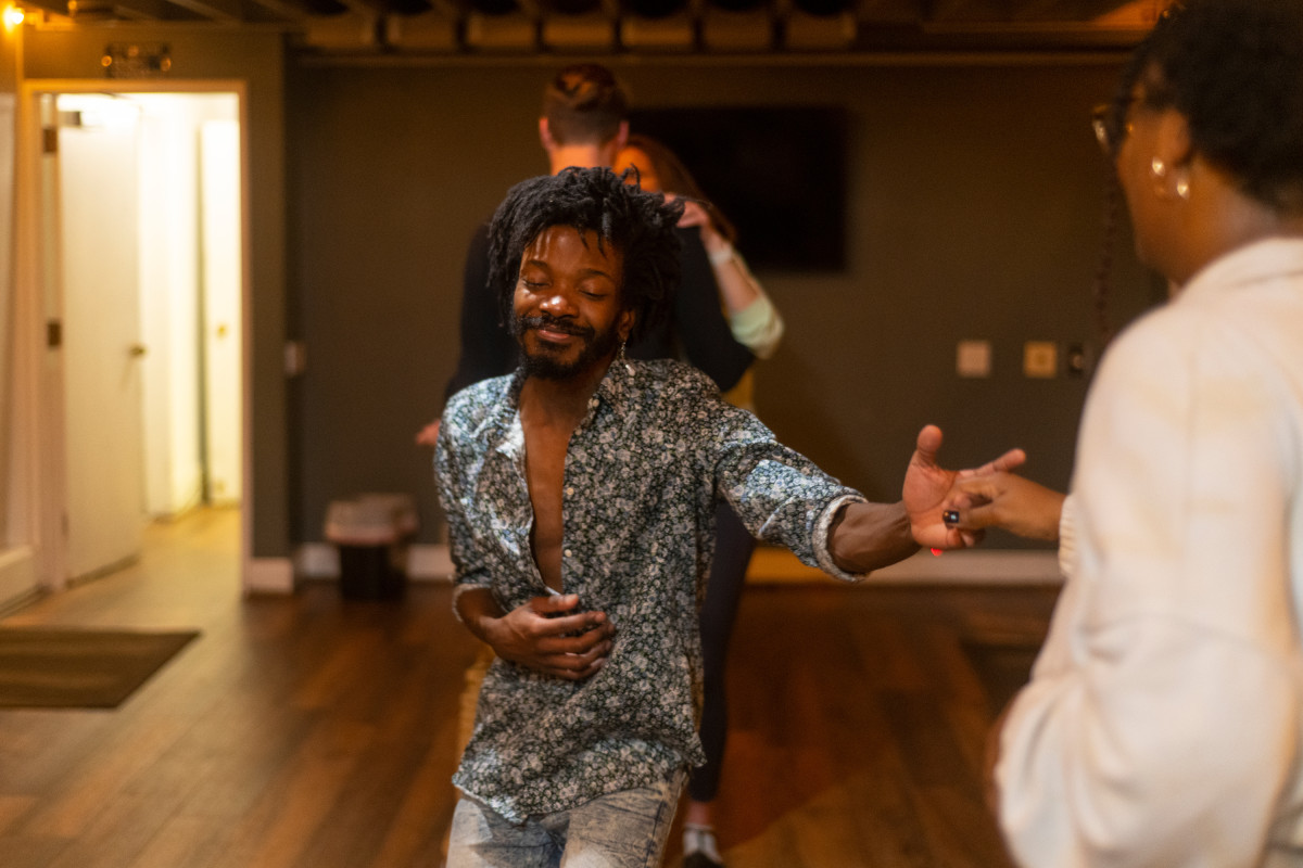 an image of Joshua Purnell dancing