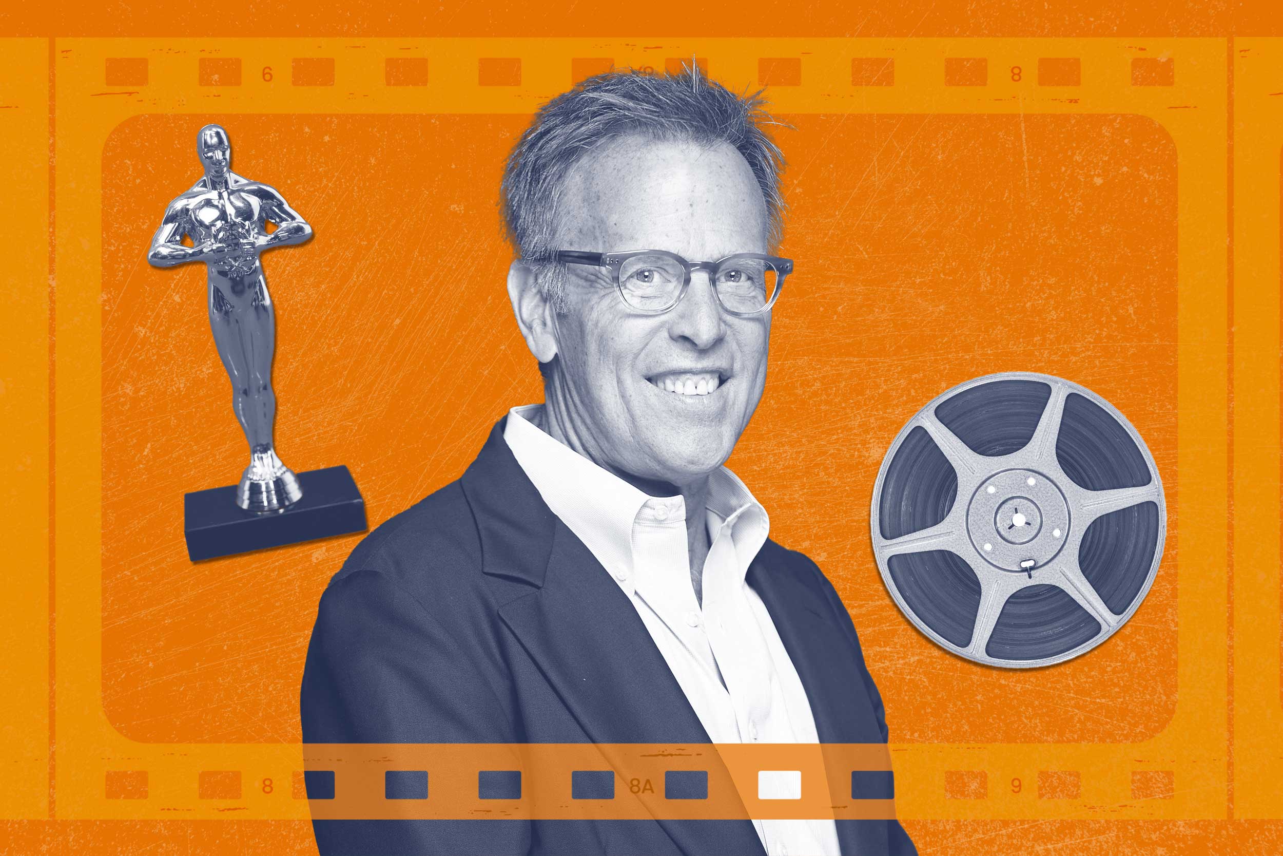 Film producer Mark Johnson’s work ranges from TV’s “Better Call Saul” to the Oscar-winning “Rain Man.” (Photo illustration by John DiJulio, University Communications)
