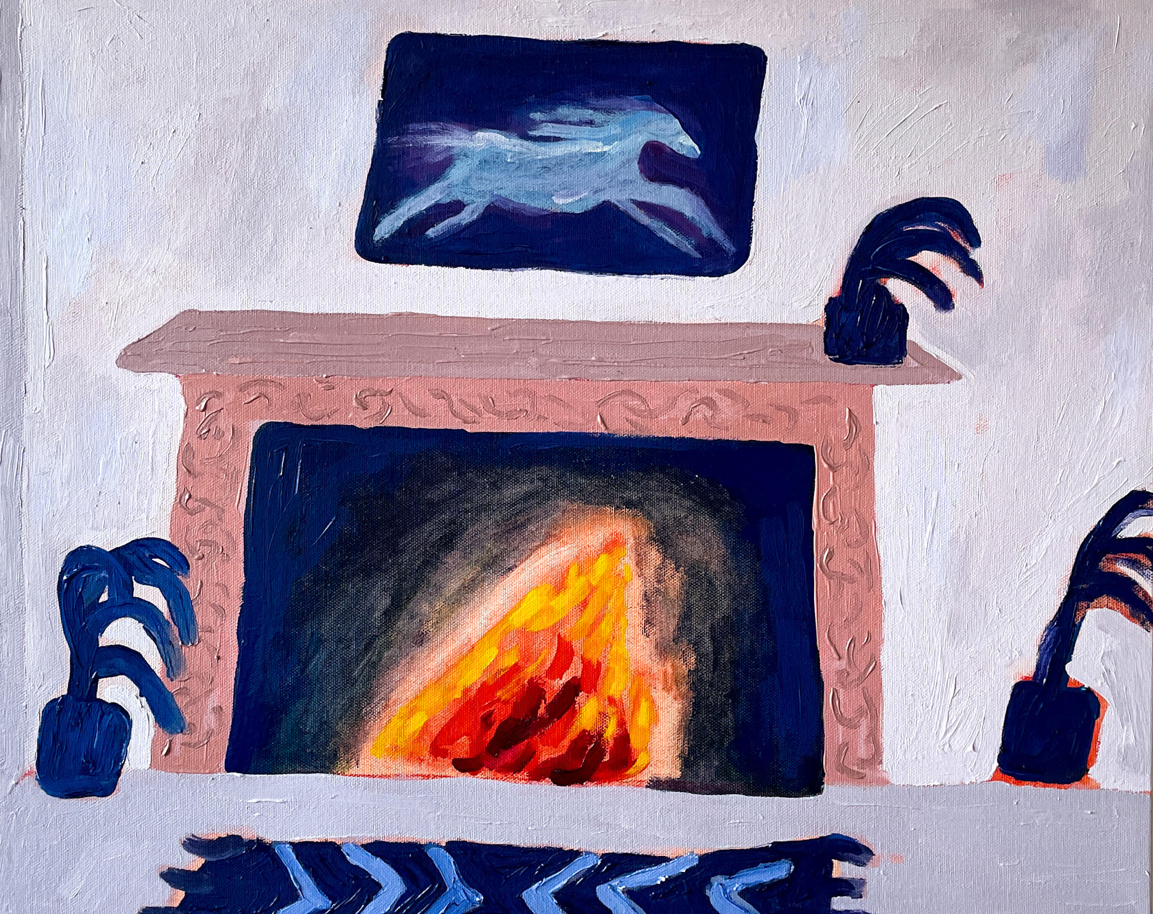 Kirsten Hemrich_Draft_2023_Oil on canvas_16 x 20 inches.jpg 	Artist name: Kirsten Hemrich 	Artwork title: “Draft” 	Year created: 2023 	Medium: Oil on canvas 	Dimensions: 16 x 20 inches