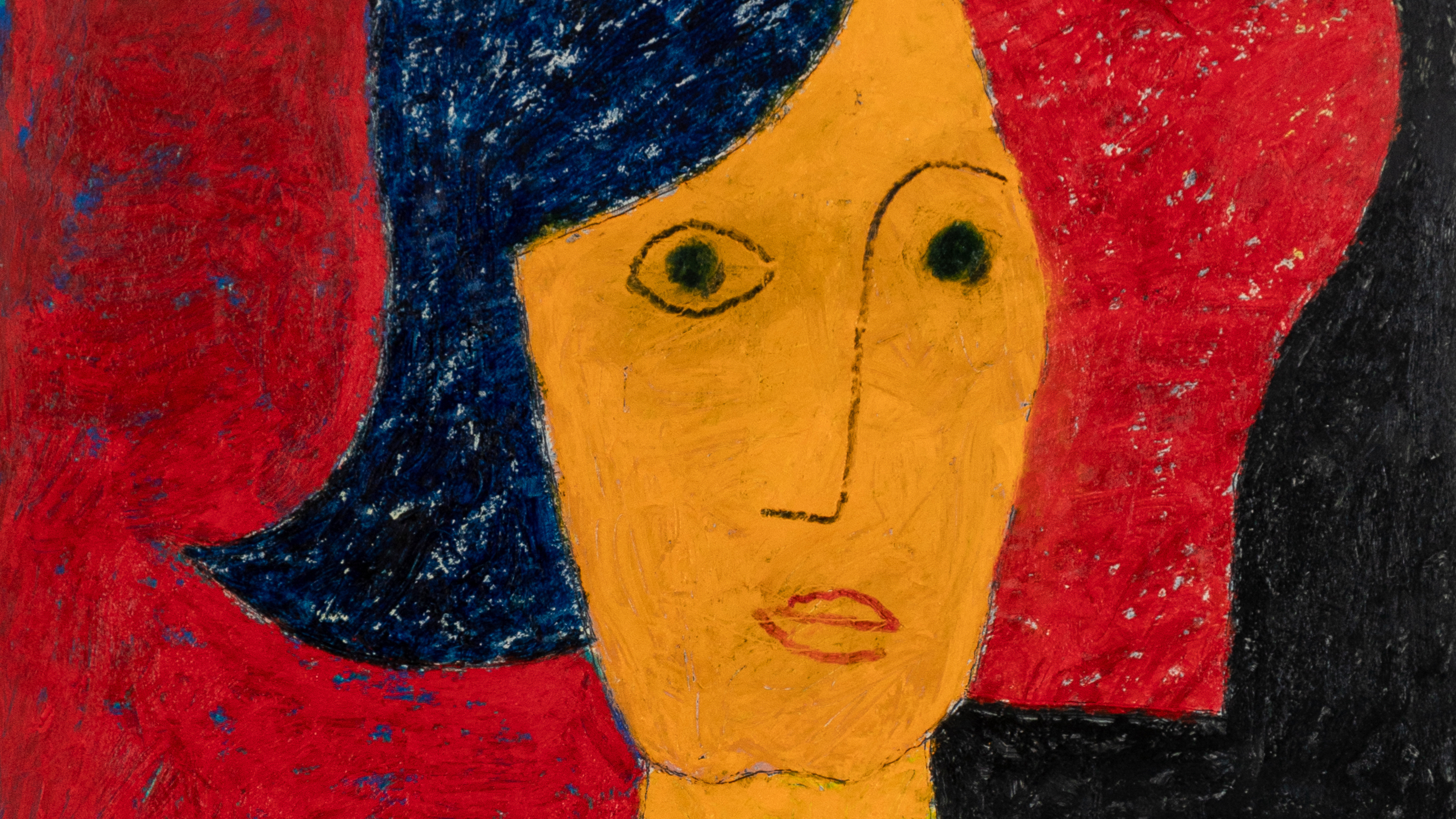 Russ Warren, Lyn Warren, 2024. Sennelier oil pastel on 600 lb rag paper, 29.5 x 22"