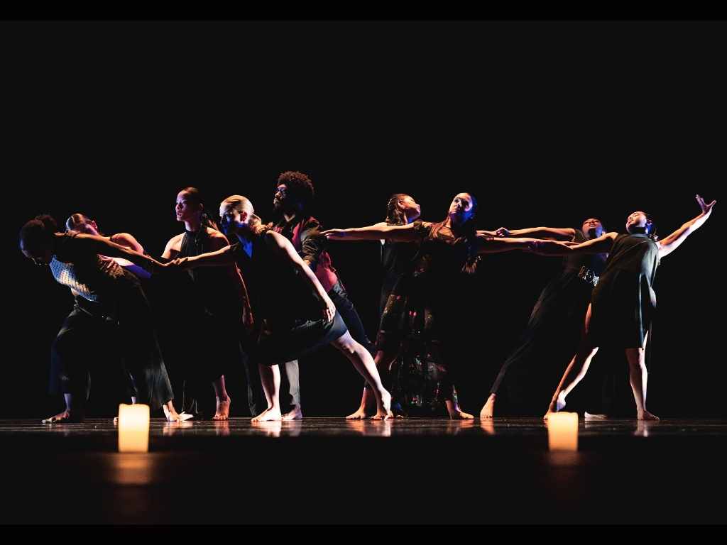 mage: Ode to Light, Fall 2024 Dance Concert Choreographer: Demetia Hopkins | Dancers: Caoilainn Bischoff | Rachel Borowsky | Ephraim Nahum Bullock | Deneishia Haralson Marlena James | Elizabeth Moore | Maggie Novak | Delaney Walts | Rui Wang Lighting: Steven Spera | Photography: Tom Daly