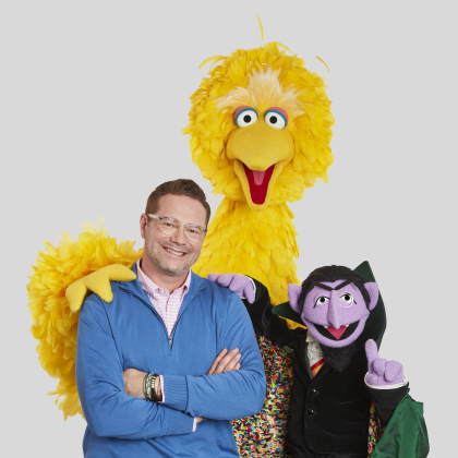 Matt Vogel with Big Bird & The Count