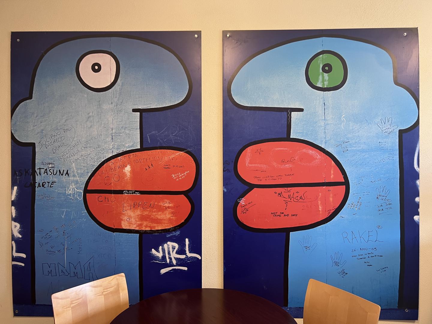 The Art of the Wall, Gar Hoover, Photographer in Office Space at UVA