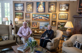 John Fox Sullivan and Beverly Knight Sullivan, May 20, 2021.  Matthew Dunn Photography.