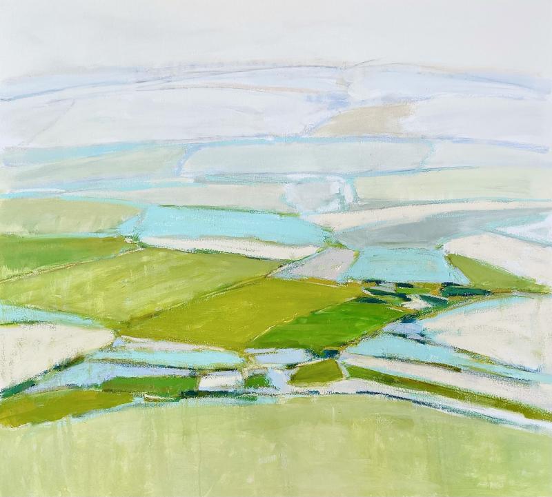 'Spring, Melding', 2022. Oil on Canvas, 40” x 44” by Isabelle Abbot