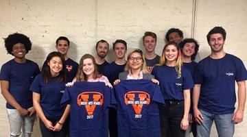 Students on the UVA Arts Board