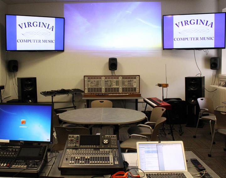 Virginia Center for Computer Music studio