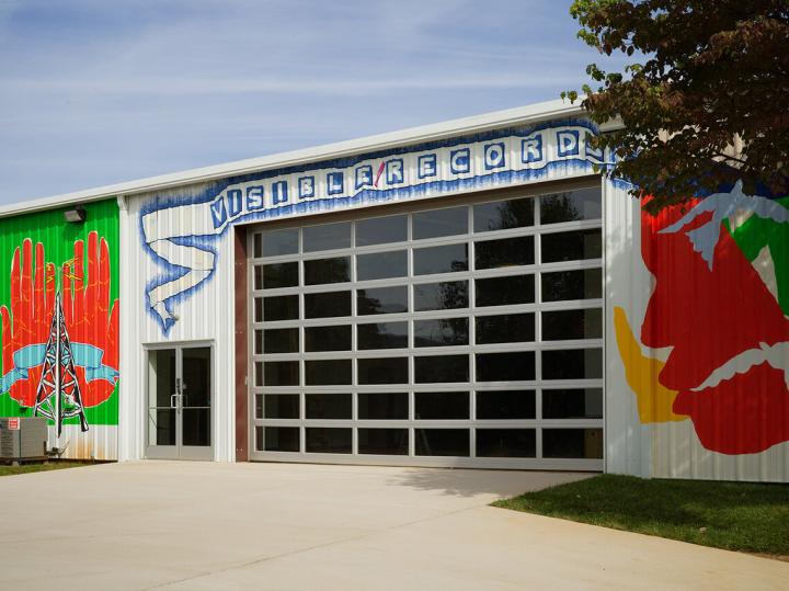 Visible / Records building front